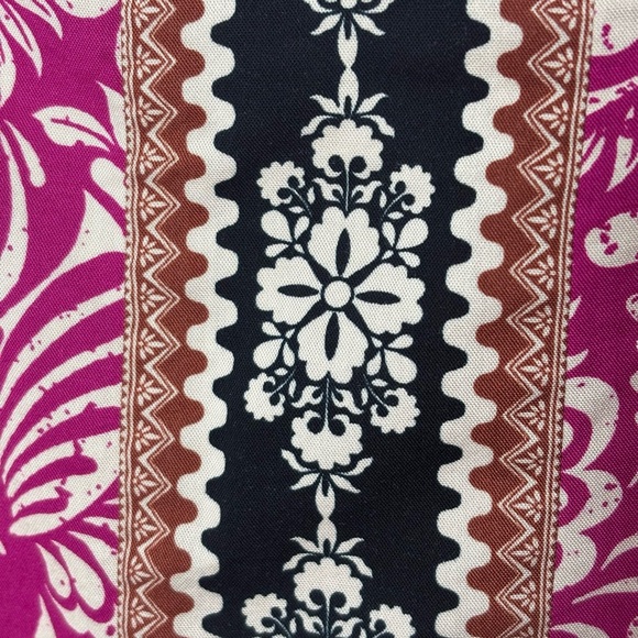 💗 Loft XS Pink Floral Short Sleeve Top Elastic Arms/Neck Cotton Spring💗 - Picture 4 of 12